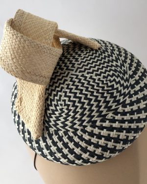 Mill House Millinery Checkerboard Button